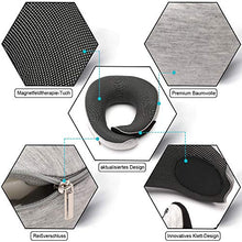 WonderTech Cuscino da Viaggio Memory Foam, Cuscino Cervicale da Viaggio Tightness Regolabile, perfetto per Auto Aereo Ufficio e Domestico, Con maschera per occhi e inserti per orecchie, Grigio