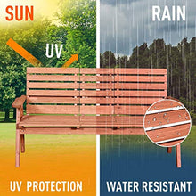 miozzi Panchina da Giardino 3 Posti Convertibile 160x70x85 cm MechSeat Abete