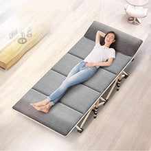 DGHJK Letto Pieghevole Letto Singolo Home Pranzo per Adulti Letto Siesta Lounge Office Simple Bed Marching Care