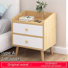 Comodini in legno comodino comodino comodino comodino camera da letto stand laterale libreria moderna con 2 cassetti mobili per casa ufficio comodino