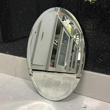 Mirror Specchio Ovale smussato, Specchio d'Argento, Specchio da Terra, Specchio da Bagno, Specchio da Parete, Specchio da Trucco, Specchio da Trucco