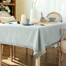 William 337 Semplice Solid Color Table Tovaglia Cotone Lino Art Europea Panno caffè Tovaglia Tovaglia Brown (Color : B, Size : 140 * 220cm)