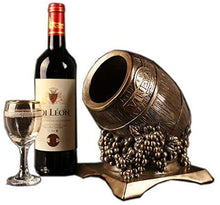PWZ Pratica Semplicità Domestica Bronzo Rame Artigianato in Resina Semplice Moderno Pratica Semplicità Domestica Creativa Forma Di Botte Di Vino Pratica Semplicità Domestica Pratica Casa Desktop Port