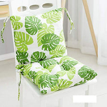 XHNXHN Cuscino per Sedile da Esterno per Interni Cuscino per Sedia con Schienale Traspirante Cuscino Morbido di Ricambio Cuscino per Sedile per Patio Profondo con Lacci-greena 40x40cm (16x16In)