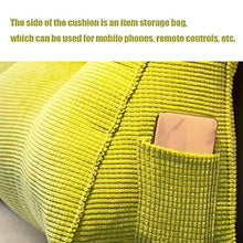 YAHAO Cuscino Comodo Triangolare Cuscino di Lettura Letto Divano Sfoderabile Cerniera Complessivamente Lavabile,A-180 * 50cm