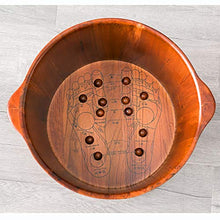 YLL Canna per pediluvio Elm Footbath Piedi Vasca - Piedi ammollo Secchio, Robusto Legno Barile, Adatto for Spa, Massaggi, Sauna (27 Centimetri Alto)