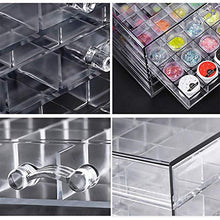 ZCY Organizer per Decorazioni per Unghie a 5 Livelli 120 Lattice Acrilico Trasparente Accessori per Gioielli per Unghie Portaoggetti Scaffali Espositori Espositore per Colla Dipinta, C