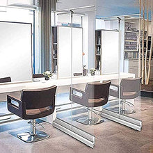 Topniu. (Usando in affari) Start Start Start Start Sangue con stand Up Stand Clear Retractable Shield Shield Barriera Protective Schermo sociale di distanziamento sociale per la sala d'attesa della ba