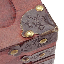 HMF 6400-140 Scrigno del Tesoro in Legno con Lucchetto | 40 x 19 x 22 cm | Grande | Francia