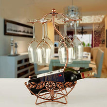 LCSD Scaffale per Vino Iron Sun Flower Red Wine Doppio Bottiglia/Coppa Staffa Stabile Stabile Wine Cabinet Galvanotecnica Decorazione Decorazione di Moda