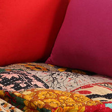 Tidyard Pouf Divano Letto Modulare a 2 Posti in Tessuto Patchwork,Divano Letto Modulare a 2 Posti in Tessuto,Divano Letto 2 Posti,Divano in Tessuto,Divano Modulare