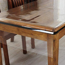 LIUDINGDING-zheyangwang Copritavola in plastica Trasparente Copritavolo in PVC Resistente Lavabile da 2 mm Impermeabile (Color : 2mm, Size : 110x280cm)