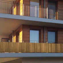 Purovi® Telo Frangivista per Balcone con Occhielli | 500 x 90 cm | Beige