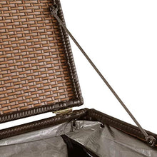 mewmewcat Contenitore per Esterni in Polyrattan 150x100x100 cm Marrone
