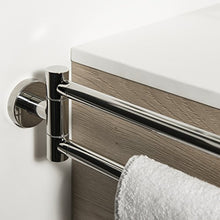 Tiger Boston Portasciugamani a 2 Bracci, Acciaio Inox Lucidato, 5 x 9,5 x 51 cm