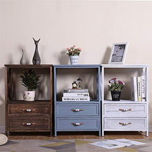 Comodino Comodino Camera da Letto Comodino Comodino 4 Colori Arredamento Moderno (Color : Blue, Size : One Size)