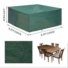 Coperture per mobili da giardino, coperture per mobili, coperture per mobili da giardino impermeabili, coperture rettangolari, coperture per tavoli da giardino rettangolari antivento anti-UV in tessu