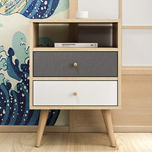Comodino Semplice e Moderno Nordic Storage Locker Camera da Letto Economy Mini Mini Storage Semplice Armadio Piccolo Carico 300KG-67,4x50x40cm FANJIANI