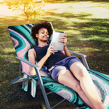 Sdfsa - Coprisedia da spiaggia per chaise longue con tasche laterali per piscina, sdraio, prendisole, vacanza