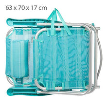 Aktive 53963 - Sedia multiposizione alluminio Beach