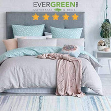 Evergreenweb - Coppia Cuscini Memory Foam 40x70 h 12cm da Letto o Arredo Divano Decorativi Imbottitura 100% Fiocco effetto Piuma Traspiranti Fodera Anallergica 2 Guanciali per Dolori Cervicali OFFERTA