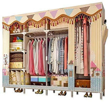 JINPENGRAN Ripostiglio Cabinet Home Camera da Letto, Pieghevole Portatile Armadio