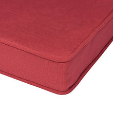 Beautissu Cuscini per sedie in Set da 4 unità Loft SK 45x40x5 cm - Comodi e Resistenti - con Pratico Laccio - Rosso