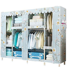 JFFFFWI Armadio assemblato Semplice Armadio in Legno massello 210 * 45 * 170cm (Colore: D)