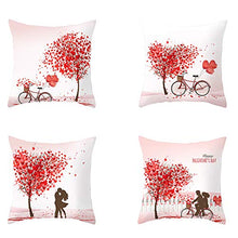 IWILCS Cuscino Decorativo Caso，Federa per Cuscino Set di 4 Federe Decorative per la Casa il Divano la Camera da Letto 45 x 45 cm