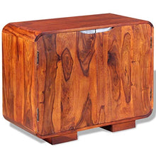FAMIROSA Credenza in Legno Massello di Sheesham 75x35x60 cm