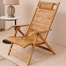 Sedia a sdraio comoda Beach Yard Beach Pool pieghevole reclinabile sedia in bambù sedia relax per interni ed esterni