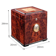 XZJJZ Cigar Idratante Scatola di Cedro Legno di Grandi Dimensioni a Due Piani Cigar Humidor Cigar Cabinet