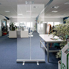 WLHER Divisore Pop up in plastica, in PVC Trasparente/Trasparente - Schermo di Protezione per starnutire, per Palestra, Lounge, Bar, Pub, Ristorante, 800 x 2000 mm