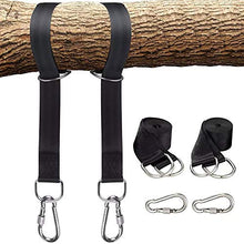 Camisin - Cinghia larga per dondolo e amaca con cinghia di collegamento multiuso, 2 cinghie per altalena, 2 moschettoni con chiusura a vite