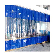 LJIANW-Telo Impermeabile Esterno, Tenda Vetro PVC Tarps Copertura per Serra Impermeabile Antipioggia Robusto con Occhiello Attrezzatura da Esterno Blue Edge, 17 Dimensioni