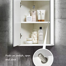 Armadietti a specchio Specchio Contenitore Esterno Triangolo con La Parete Lampada Bagno Box Specchio Mobile D'angolo Immagazzinaggio (Color : Brown, Size : 47 * 60 * 33cm)
