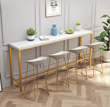 Sgabello bar LF- Il, il retro strisce balcone della parete appoggiato, elevata semplicità (colore : bianco)