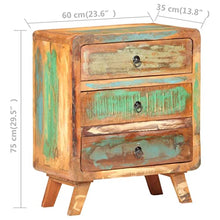 vidaXL Credenza 60x35x75 cm in Legno Massello di Recupero