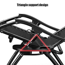 DGHJK Sedia reclinabile per Esterni Zero Gravity Sedia Pieghevole reclinabile da Giardino Sedia da Giardino per Viaggi Vacanze Spiaggia Prato Piscina Carico Massimo 150 kg