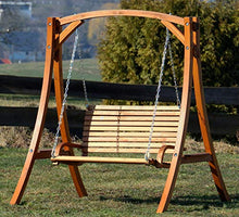 AS-S KUREDO-OD - Dondolo da giardino motivo Hollywood, in larice