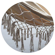 HQSB 200x150cm Bohemian Tassel Hammock Grande Tela Macrame Hammock Swing Net Sedia per Outdoor Interni Patio Porch Decor