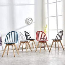 DIEDZ Sgabello per Scarpe Sedia Stile Semplice, Piccolo Appartamento, Semplice da Pranzo, Design Moderno, Creativo, Legno Massiccio, Piede, caffè, Sedia a Sdraio (Colore: Grigio)