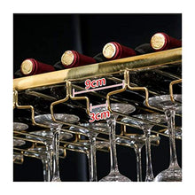 UYZ Semplice e Moderno, portabottiglie da Bar Europeo da Appendere, Ornamenti, portabicchieri in Acciaio Inossidabile, cremagliera Creativa per la casa capovolta (Dimensioni: 80 * 35 cm)