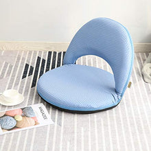 MeiMei Divano per Bambini Pieghevole Singolo Piccolo Divano Camera da Letto Soggiorno Studio Casa Divano (Color : Blue, Dimensione : 76X55X8cm)
