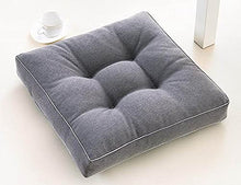 XHNXHN - Cuscino quadrato per sedia da pavimento, colore: Grigio
