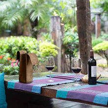Londo Portabottiglie Per Vino In Vera Pelle (Cinnamon)