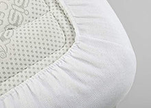 BiancheriaWeb Traversa Coprimaterasso per Letto in Spugna 100% Cotone Jacquard Made in Italy Angoli Elasticizzati Matrimoniale Bianco