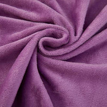 Sinoeem Copridivano in Velluto Elasticizzato 1 2 3 4 posti, Fodera per Divano con Corda Fissa (Viola Chiaro, 1 posti 90-140 cm)