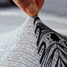 Copridivano Elasticizzato 1/2/3/4 posti, Fodera per Divano Antiscivolo con Elastico, Stampa Floreale(Feather, Copridivano 1 Posto 35-51In)