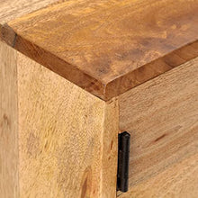 vidaXL Credenza 116x35x75 cm in Legno Massello di Mango